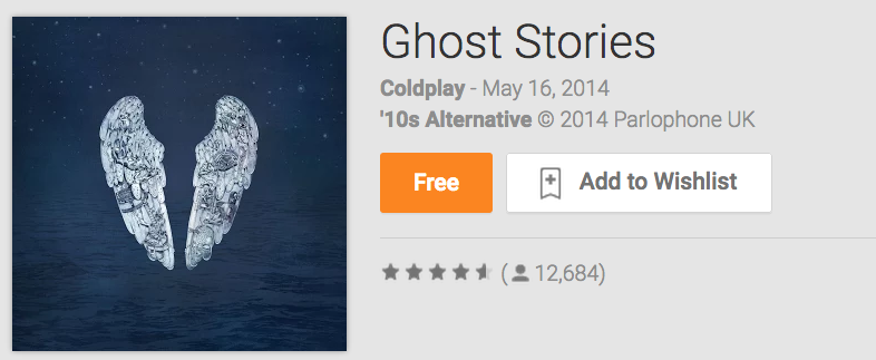 Coldplay ghost stories album download torrent